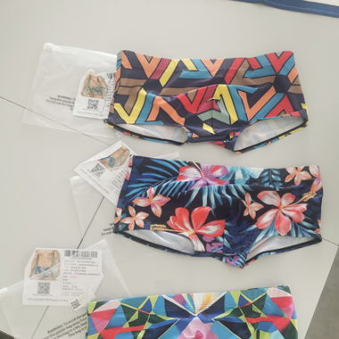 3 funky trunks maillot S - all new