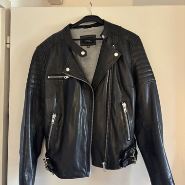 Perfecto en cuir véritable 