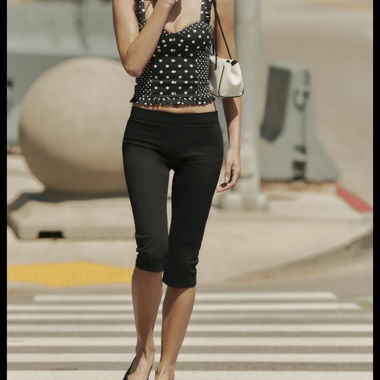 Leggings Capri Nero