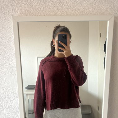 Burgundy Arket sweater