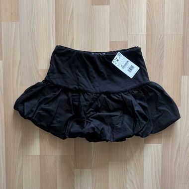 Black Puff Skirt