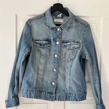 light blue denim jacket
