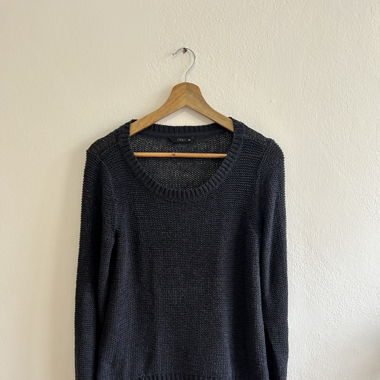 Blue spring sweater