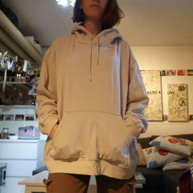 Comfy Hoody Baige, oversized