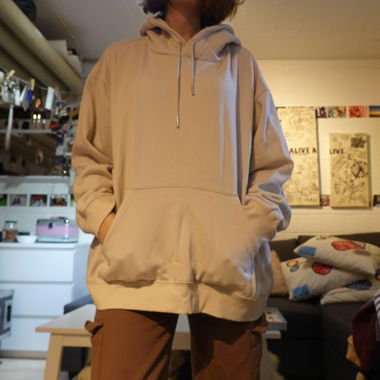 Comfy Hoody Baige, oversized