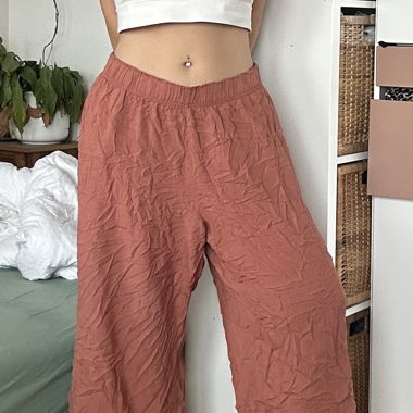 Weite Stoffhose