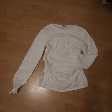 Maglia a Maniche Lunghe Bianca