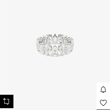 Swarovski Matrix Drop Cut Ring Size 52