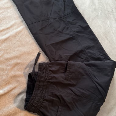 la shady black cargo pants 