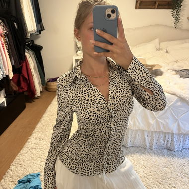 Leopard Print Blouse