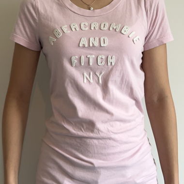 T-shirt Abercrombie & Fitch Babypink
