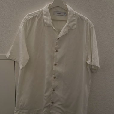 Camicia Bianca a Maniche Corte