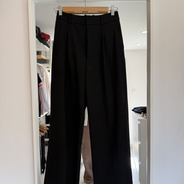 Pantaloni neri ampi Uniqlo