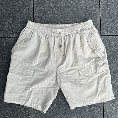 Beige Cargo Shorts