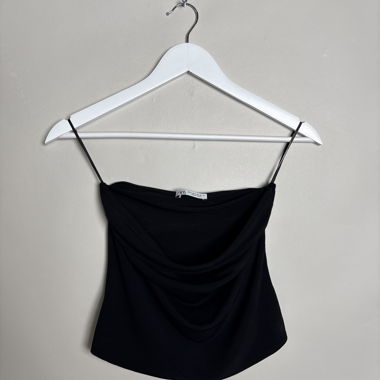 Schwarzes ZARA Caraco-Top