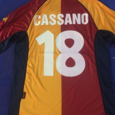 Cassano Maglia Trikot Maillot Roma 2002 Gr. L