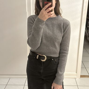 Felpa grigia Brandy Melville