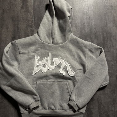 Grey Bslm Hoodie