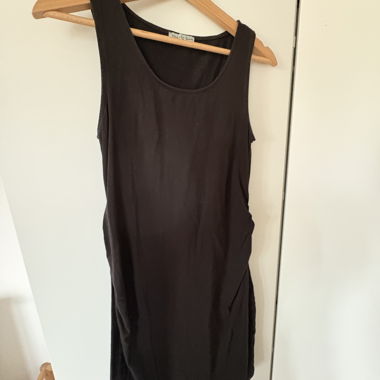 Schwarzes Schwangerschafts Kleid 