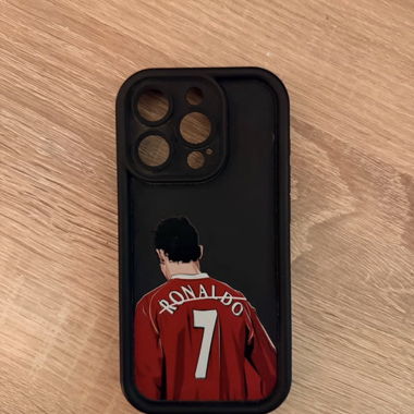 iPhone 15 Pro case Ronaldo 7 black