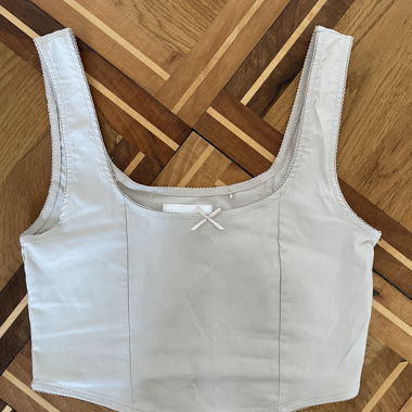 Top corto Lefties beige