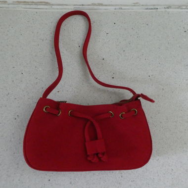 borsa a mano rossa