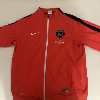 Nike PSG Track Jacket - Rot/Schwarz - Grösse L