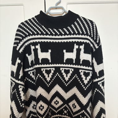 H&M oversized print jumper 