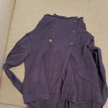 Pullover caldo blu
