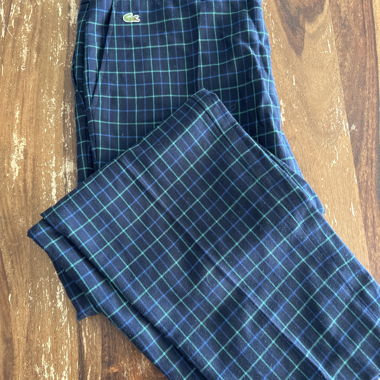 Pantalon chino Lacoste à carreaux
