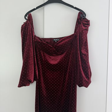 Robe en velours Missguided