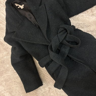 Trench coat Mango laine melangée