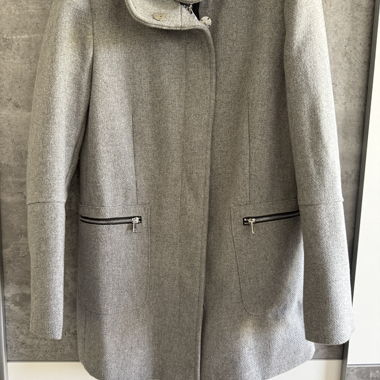 Manteau gris Bershka