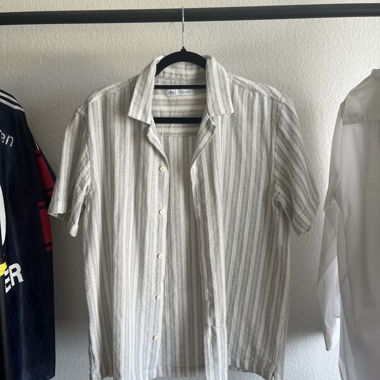 Chemise ZARA à manches courtes rayée