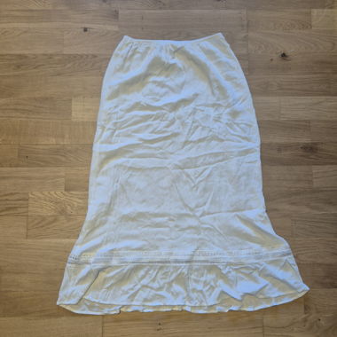White midi skirt Pull&bear