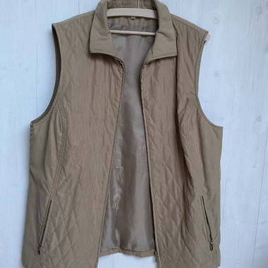 Gilet imbottito beige