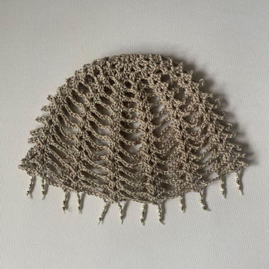 Serre-tête au crochet et perles