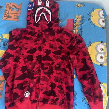Felpa zip camo BAPE XL