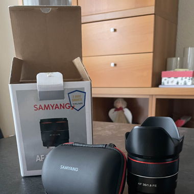35mm lens for sony with blackmist filter