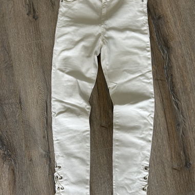 Weisse Morgan-Jeans, Grösse 34