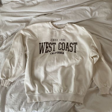 Weisser hoodie