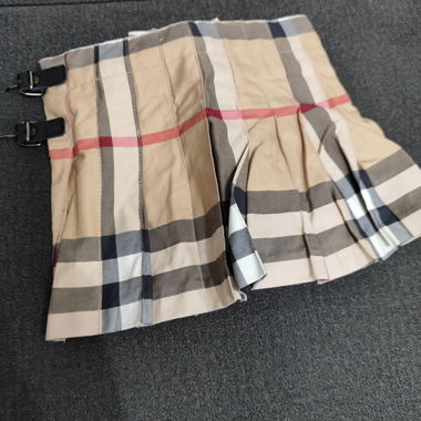 Burberry Checked Skirt with Belts 3 Months