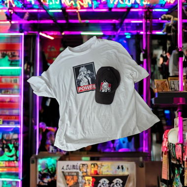 T-Shirt und Anime-Cap Chainsaw Man Power