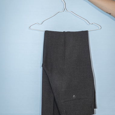 Pantaloni da completo grigio scuro