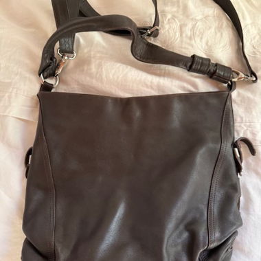 Rossi Brown Leather Shoulder Bag