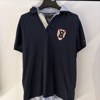 Polo bleu marine Tommy Hilfiger homme