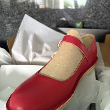 Clarks: Desert Jane Red Leather