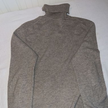 Pull col roulé Cashmere bio 100% 
