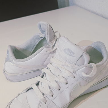 White Nike sneakers