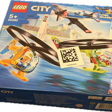 LEGO City 60260 Set d'hélicoptères de course